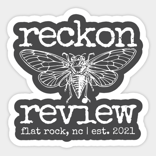 Born in Flat Rock - White Sticker by Reckon Review